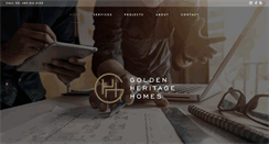 Desktop Screenshot of goldenheritagehomes.com
