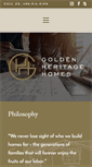 Mobile Screenshot of goldenheritagehomes.com